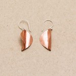 Copper Leaf Earrings