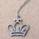 Silver Crown Pendant