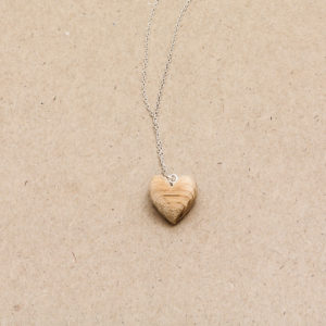 Wood Heart pendant
